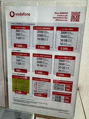 Internet en Albania