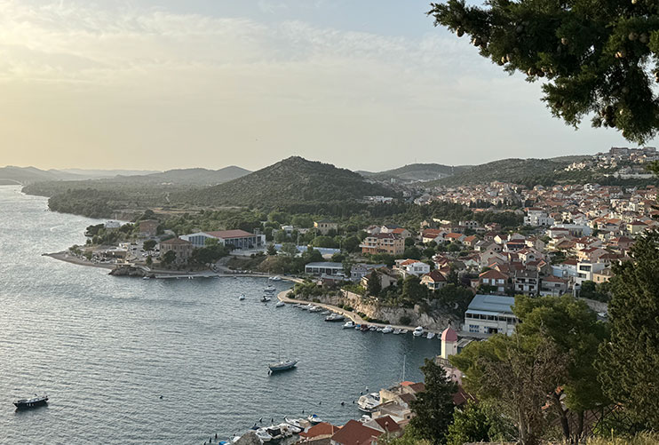Vistas desde la Fortaleza de San Miguel Sibenik