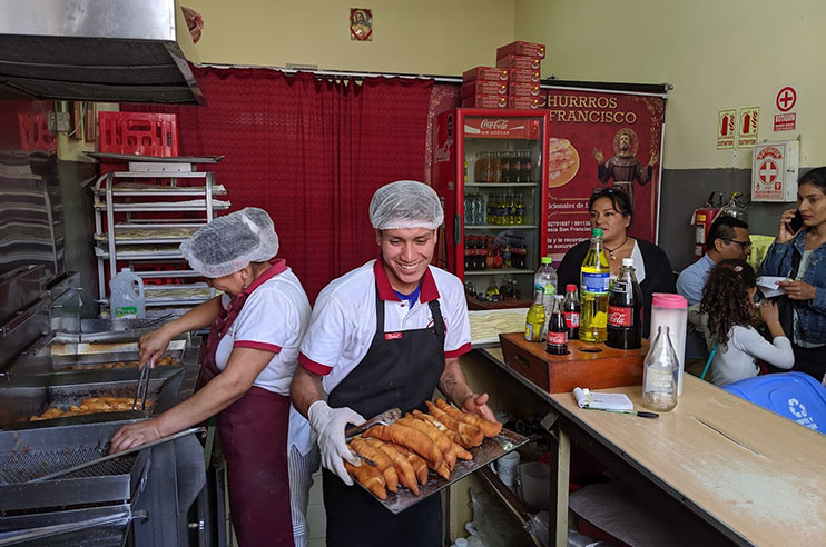 Dónde comer en Lima: churros San Francisco