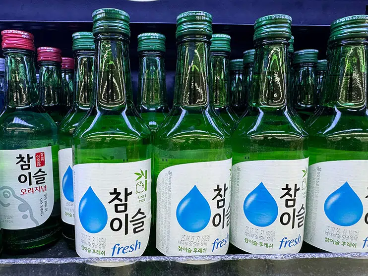 Bebidas típicas de Corea: Soju