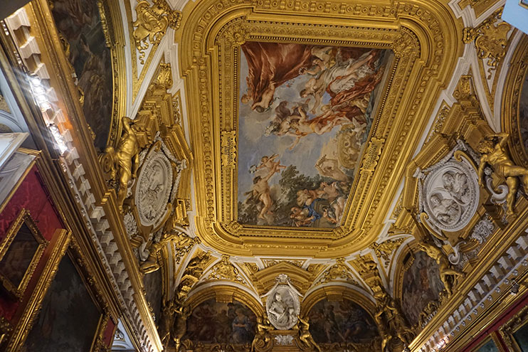 Techos de la galería Palatina