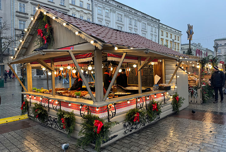 Mercado navideño de Rynek Glowny Cracovia