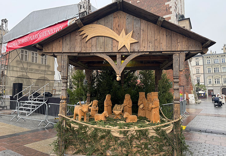 Mercado navideño de Rynek Glowny Cracovia