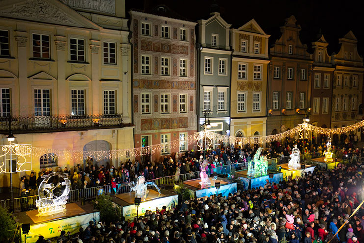 Festival de las esculturas de hielo de Poznan