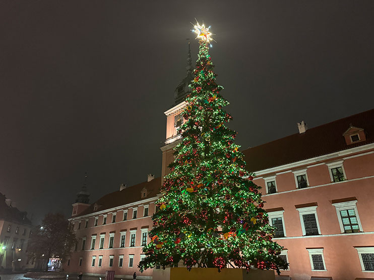 Árbol de Navidad de Varsovia