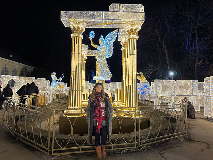 Jardín Real de la luz Willanow Varsovia