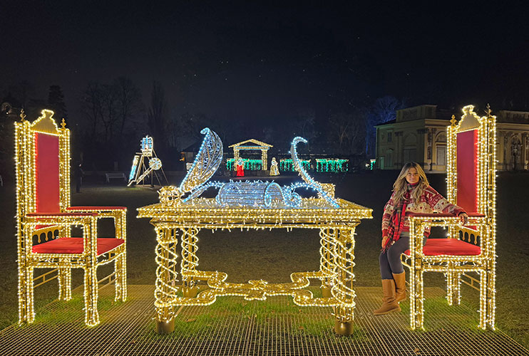 Luces de Navidad de Varsovia