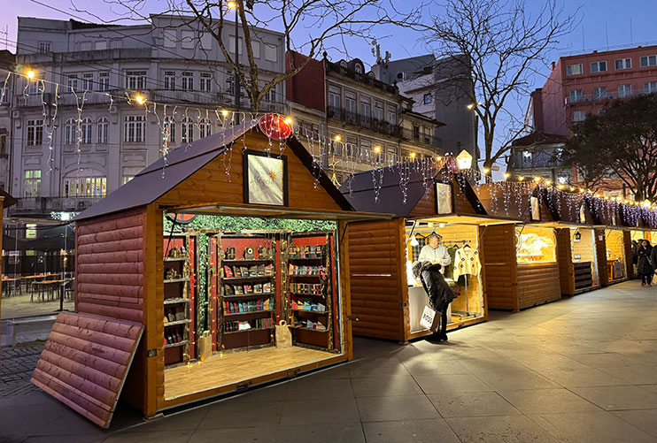 Oporto en Navidad: mercado de la alegría