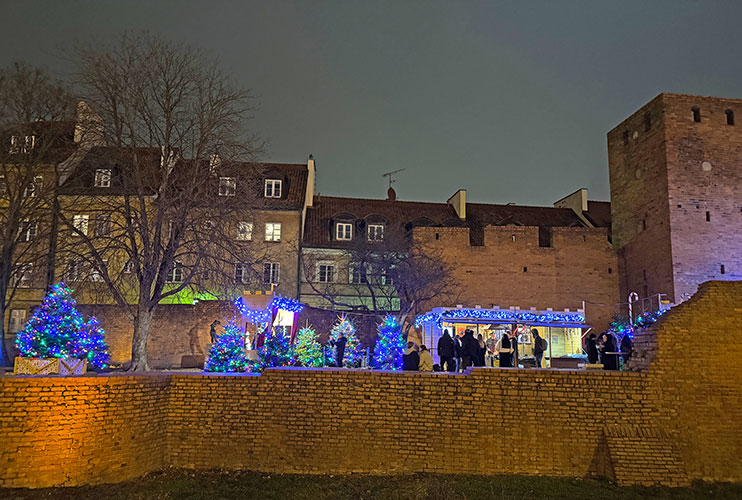 Mercado navideño de la Barbacana de Varsovia