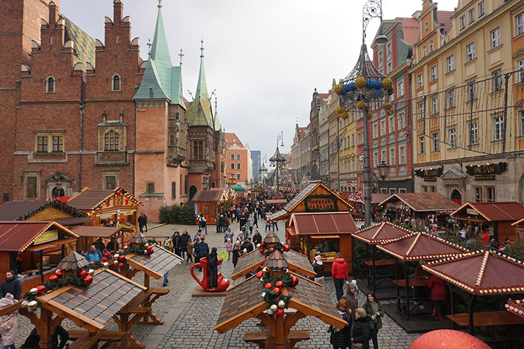 Mercado navideño de Wroclaw