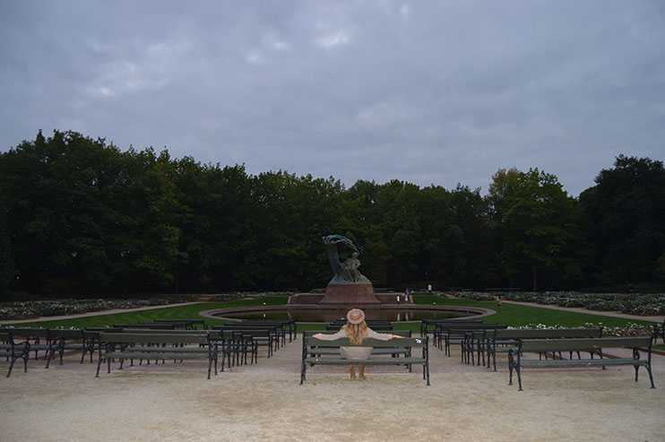Parque Lazienky Varsovia