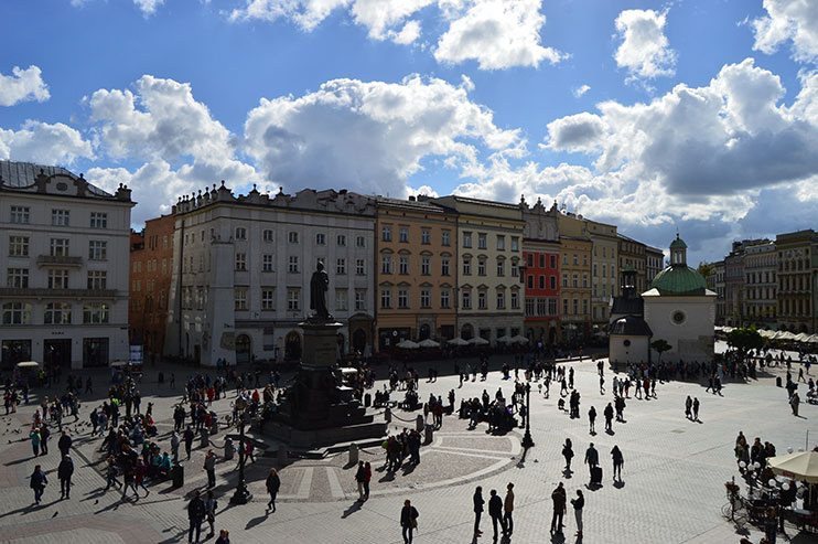 Plaza del mercado de Cracovia