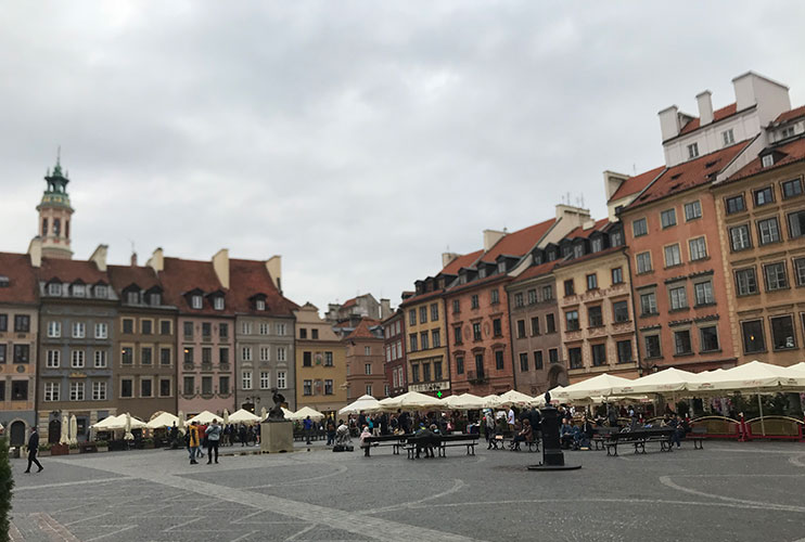 Plaza del mercado Varsovia