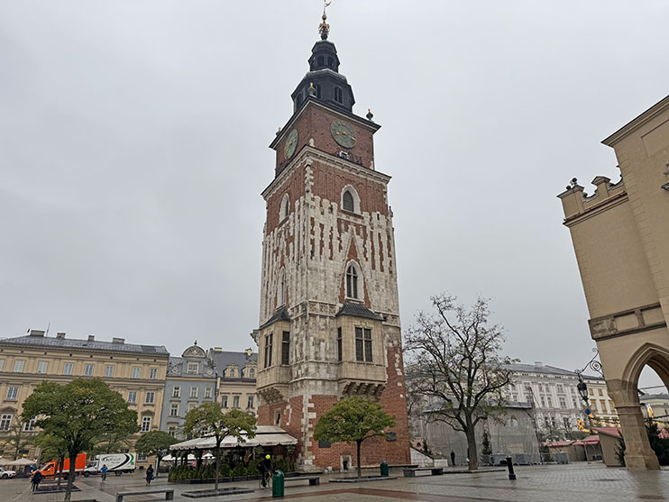Torre del ayuntamiento de Cracovia