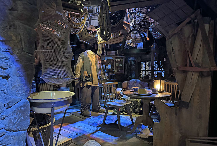 Cabaña de Hagrid en los estudios Harry Potter en Londres