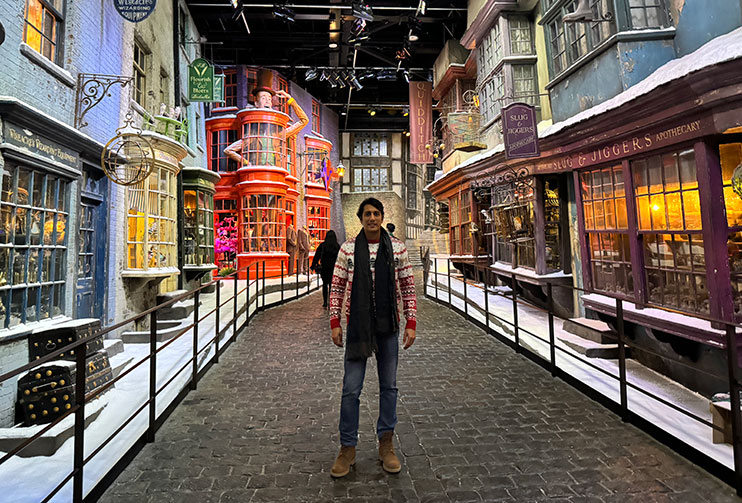 Callejón Diagon en los estudios Harry Potter en Londres