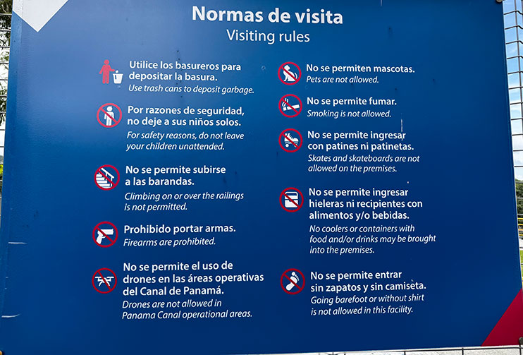 Consejos para visitar el canal de Panamá