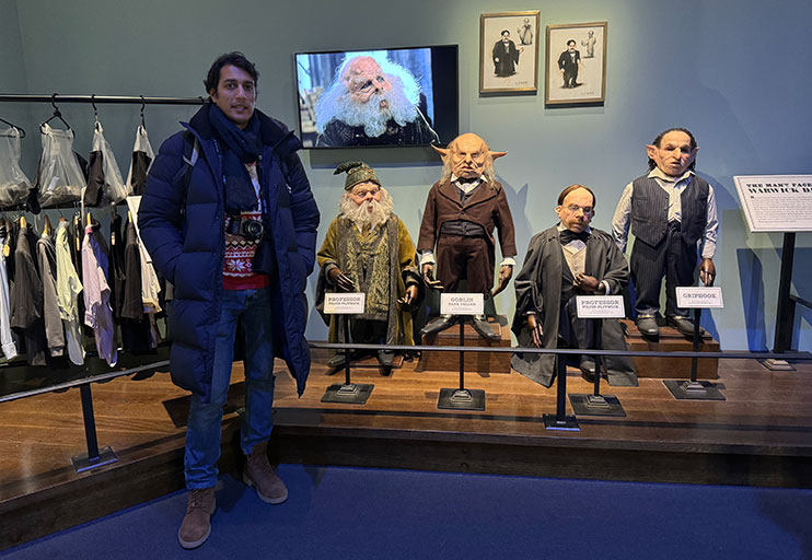 Duendes en los sets de rodaje de Harry Potter en Londres