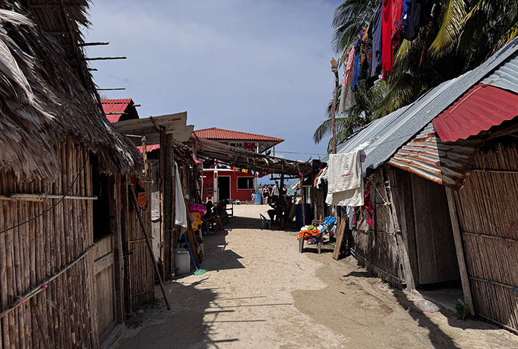Casas de los Guna Yala en San Blas