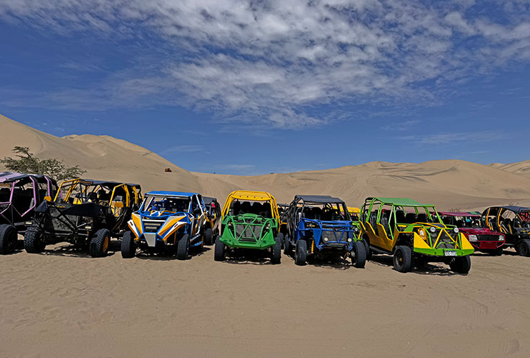 Tubulares en Huacachina