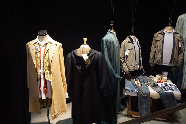 Vestuarios en los estudios Harry Potter en Londres