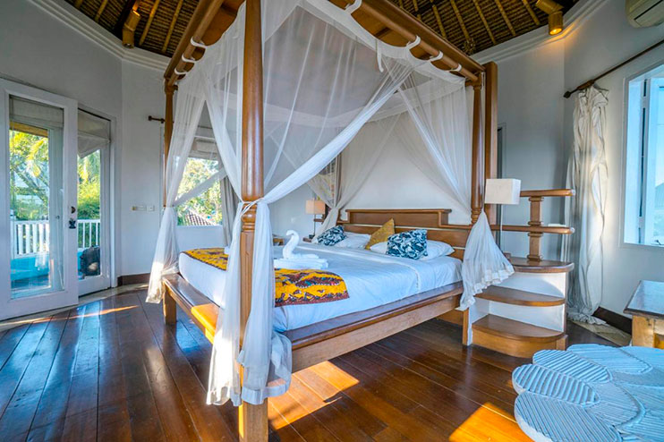 Nuestro alojamiento en Bali: Gajah Biru Bungalows