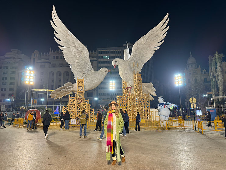 Falla del ayuntamiento de Valencia 2024