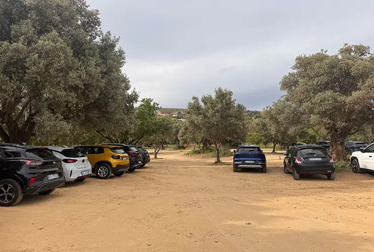 Parking valle de los templos de Agrigento