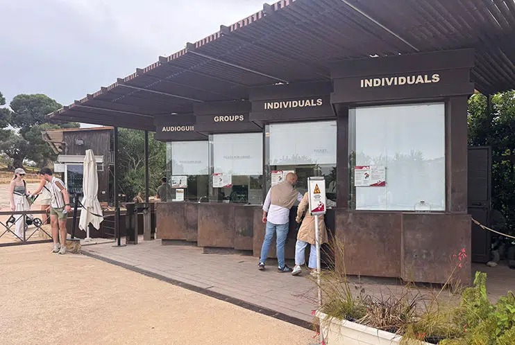 Taquillas en el valle de los templos de Agrigento