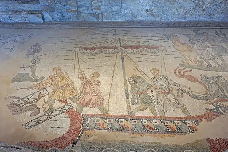 Los mejores mosaicos de la Villa romana del Casale