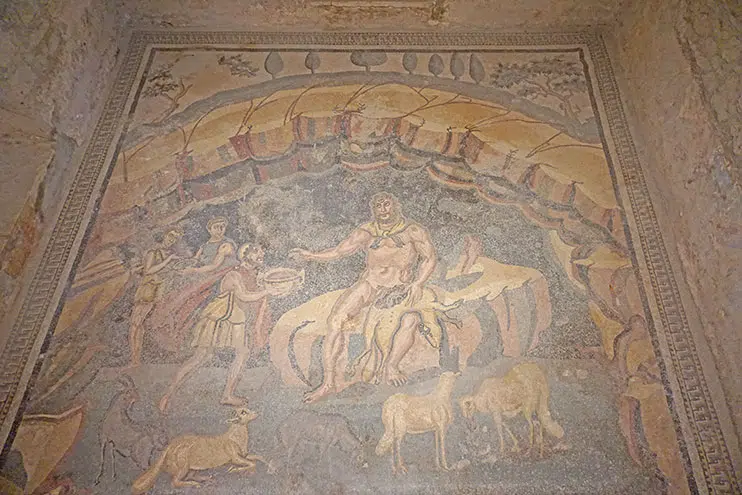 Mosaico de la villa romana del Casale