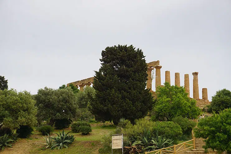 Valle de los templos en Agrigento
