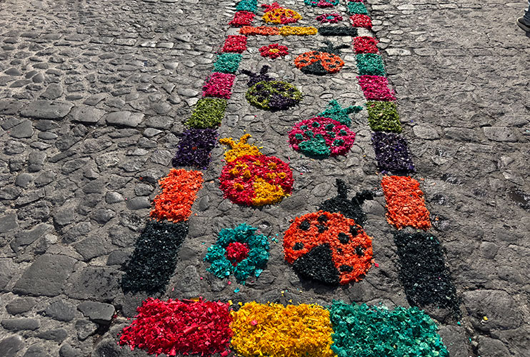 Alfombras de Semana Santa en Antigua Guatemala