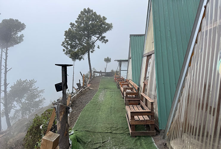 Campamento en el volcán Acatenango