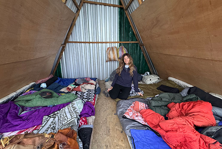 Campamento en el volcán Acatenango