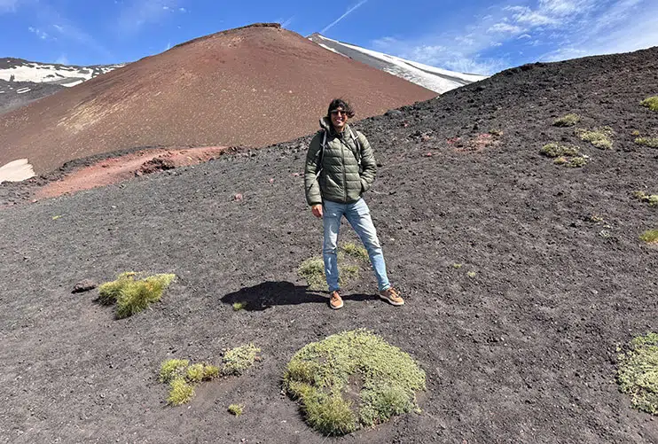 Volcán Etna en Sicilia