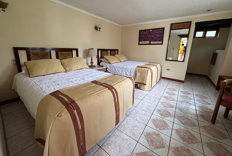 Nuestro hotel en Panajachel
