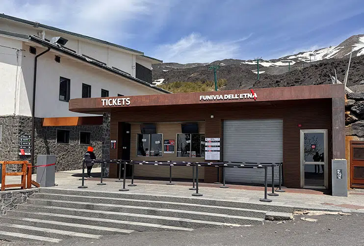 Entradas para el funicular del Etna
