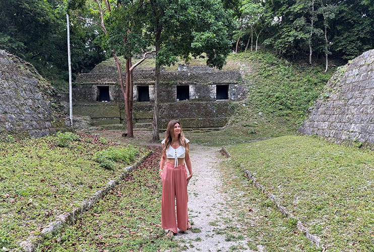 Juego de pelota en Yaxhá