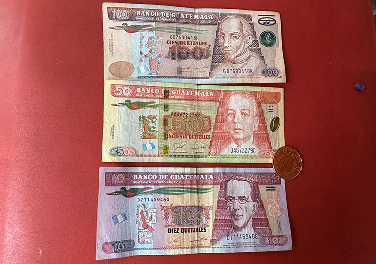 Moneda en Guatemala