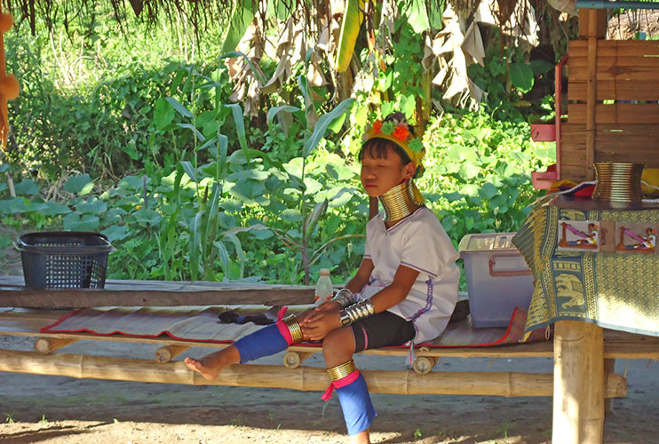 Mujeres jirafa en Tailandia