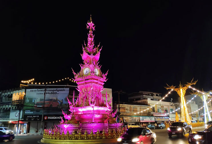 Qué ver en Chiang Rai: Torre del reloj