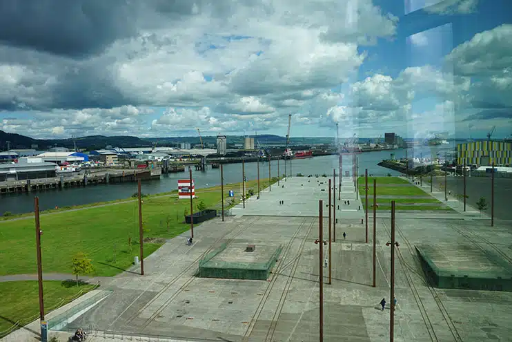 Punto de lanzamiento del Titanic en Belfast