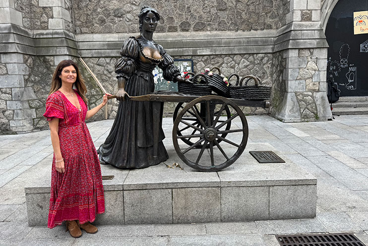 Qué ver en Dublín: Estatua de Molly Mallone