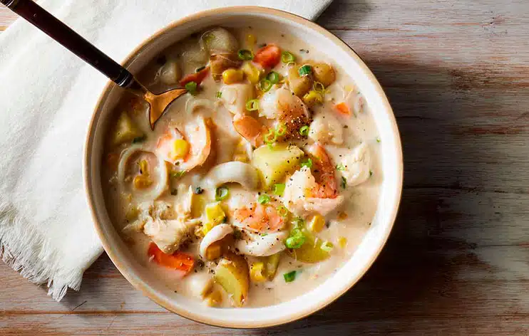 Seafood chowder