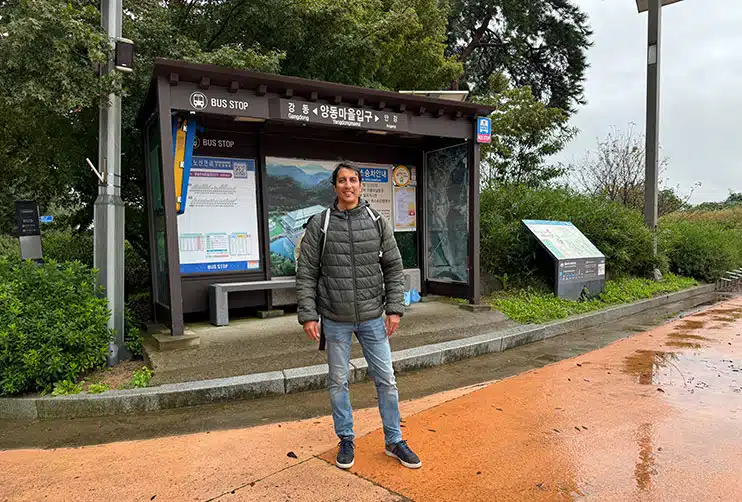 Parada de bus en Yangdong