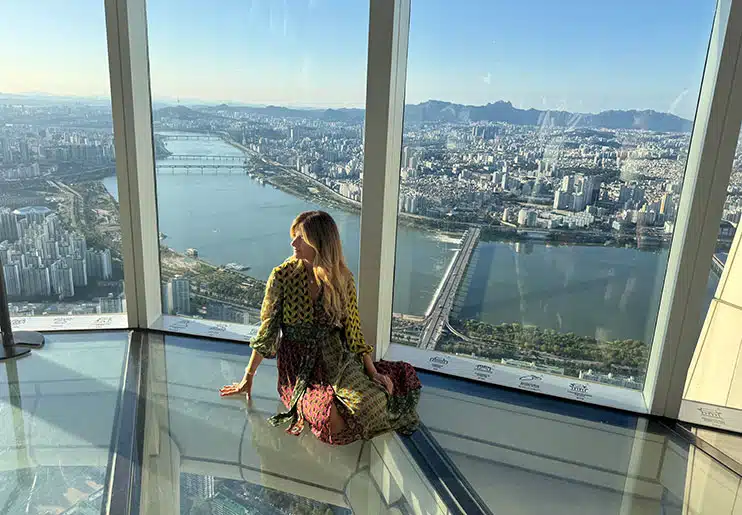 Vistas desde la Sky tower de Seúl
