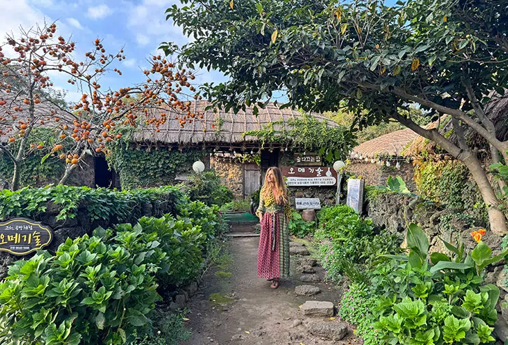Aldea folclórica Seongeup en Jeju