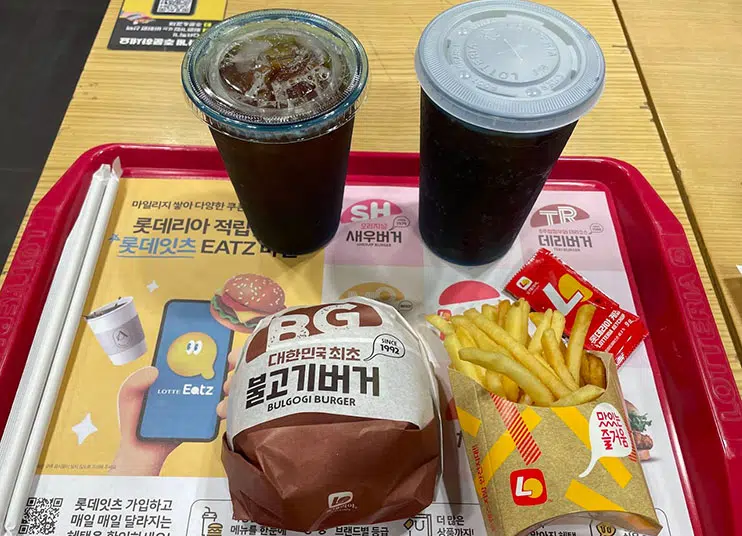 Hamburgueserías en Seul: Lotteria