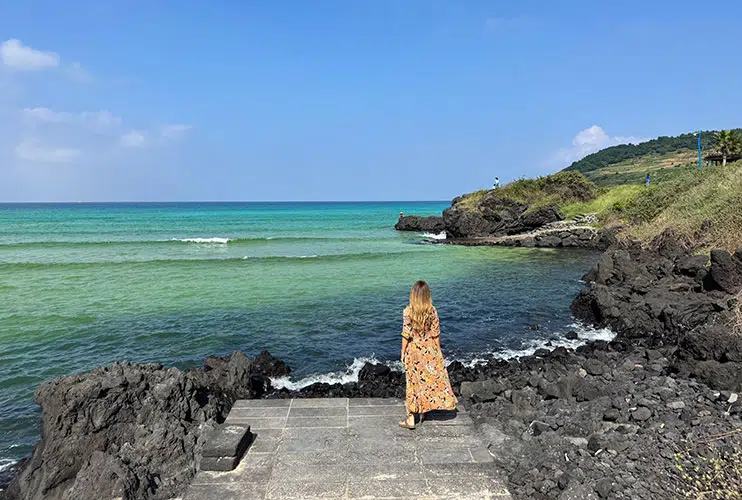 Playas más bonitas de Jeju: Hamdeok beach